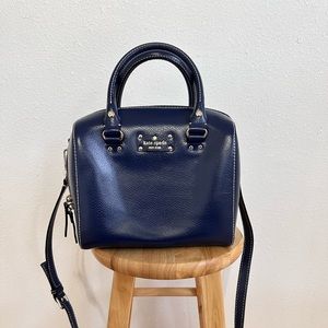 Kate Spade handbag: authentic, genuine leather, royal blue.